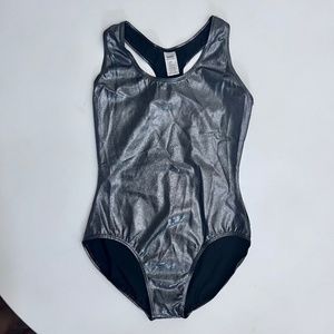 Balera Metallic Silver Leotard